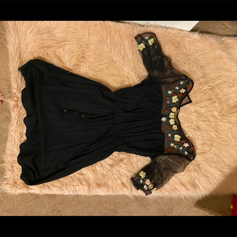 Black Floral Dress